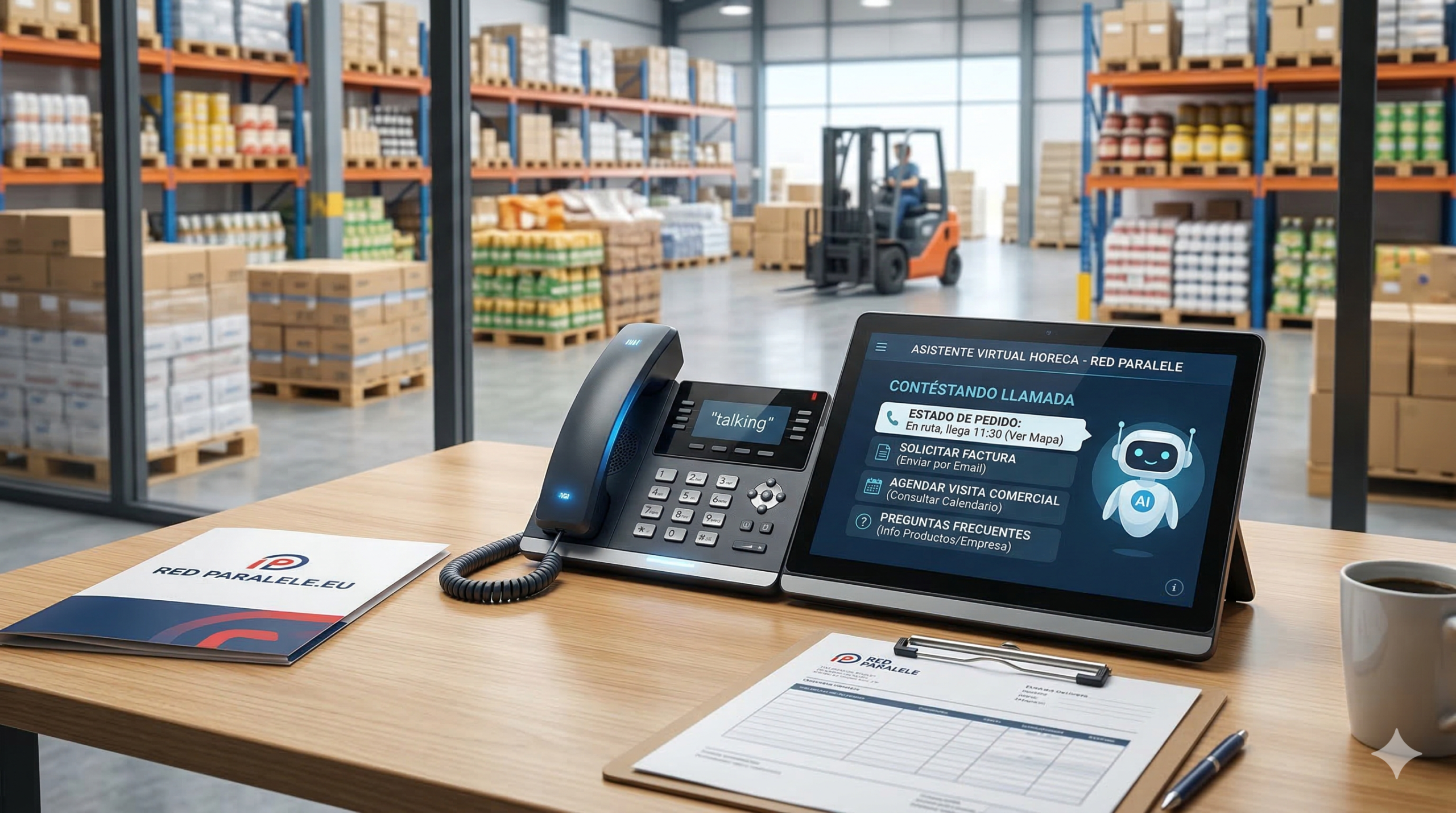 Atención al cliente con inteligencia artificial en distribución horeca